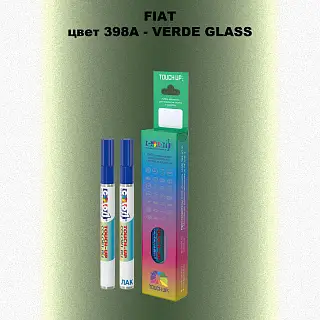 Маркер с краской FIAT, цвет 398A - VERDE GLASS