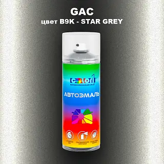 Аэрозольная краска GAC, цвет B9K - STAR GREY