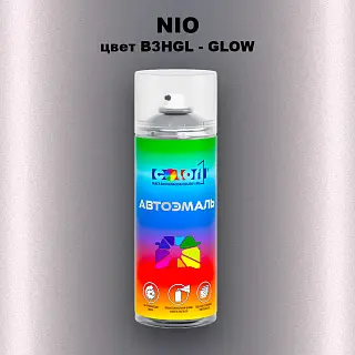 Аэрозольная краска NIO, цвет B3HGL - GLOW