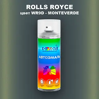 Аэрозольная краска ROLLS ROYCE, цвет WR9D - MONTEVERDE