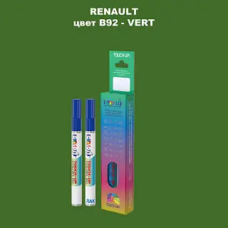 Карандаш-маркер с краской RENAULT, цвет B92 - VERT