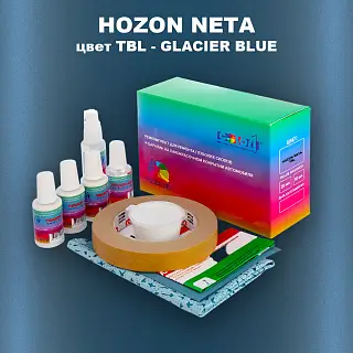Ремкомплект для ремонта глубоких сколов и царапин HOZON NETA, цвет TBL - GLACIER BLUE
