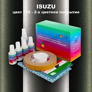 Ремкомплект для ремонта глубоких сколов и царапин ISUZU, цвет 765 - 2-х цветное покрытие