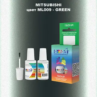 Краска для сколов во флаконе с кисточкой MITSUBISHI, цвет ML009 - GREEN