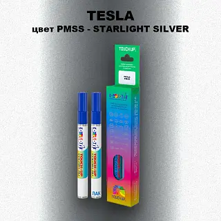 Маркер с краской TESLA, цвет PMSS - STARLIGHT SILVER