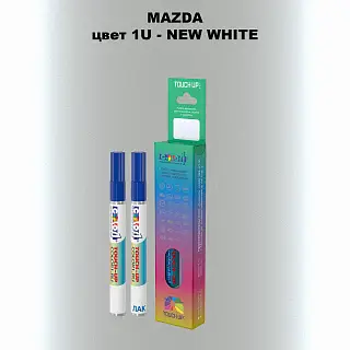 Карандаш-маркер с краской MAZDA, цвет 1U - NEW WHITE