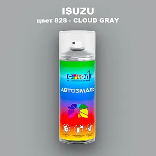 Аэрозольная краска ISUZU, цвет 828 - CLOUD GRAY