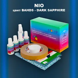 Ремкомплект для ремонта глубоких сколов и царапин NIO, цвет BAHDS - DARK SAPPHIRE