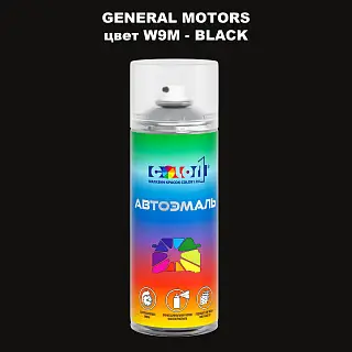 Аэрозольная краска GM цвет GM - W9M - BLACK