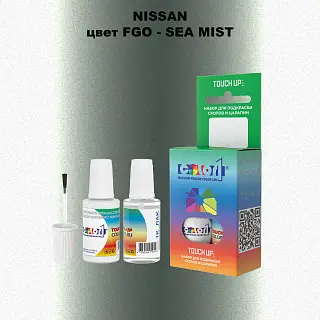 Краска для сколов во флаконе с кисточкой NISSAN, цвет FGO - SEA MIST
