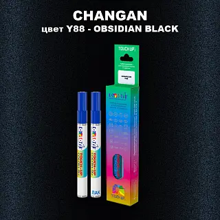 Маркер с краской CHANGAN, цвет Y88 - OBSIDIAN BLACK