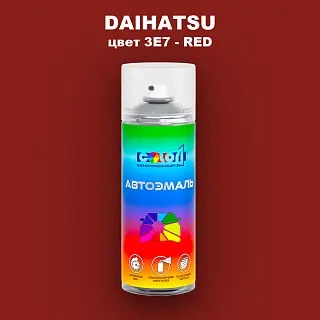 Аэрозольная краска DAIHATSU, цвет 3E7 - RED