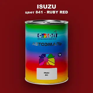 Автомобильная краска ISUZU, цвет 841 - RUBY RED