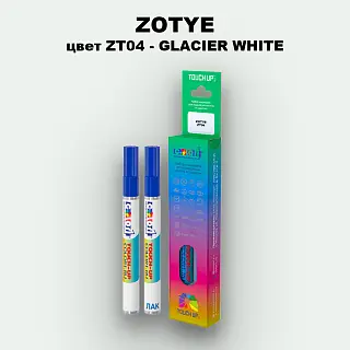 Маркер с краской ZOTYE, цвет ZT04 - GLACIER WHITE