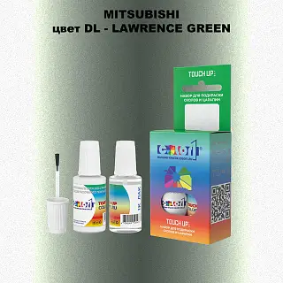 Краска для сколов во флаконе с кисточкой MITSUBISHI, цвет DL - LAWRENCE GREEN
