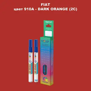 Маркер с краской FIAT, цвет 910A - DARK ORANGE (2C)