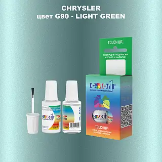 Краска для сколов во флаконе с кисточкой CHRYSLER, цвет G90 - LIGHT GREEN