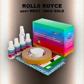 Ремкомплект для ремонта глубоких сколов и царапин ROLLS ROYCE, цвет WR23 - INCA GOLD
