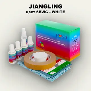 Ремкомплект для ремонта глубоких сколов и царапин JIANGLING, цвет 5BWG - WHITE