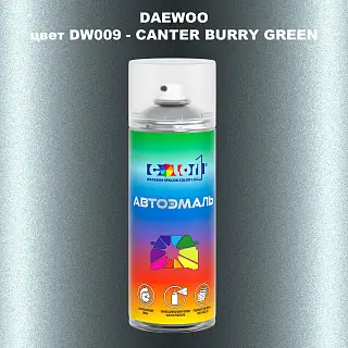 Аэрозольная краска DAEWOO, цвет DW009 - CANTER BURRY GREEN