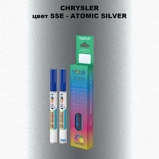 Маркер с краской CHRYSLER, цвет SSE - ATOMIC SILVER