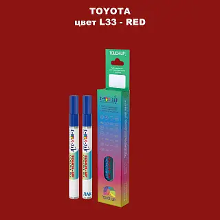Карандаш-маркер с краской TOYOTA, цвет L33 - RED