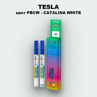 Маркер с краской TESLA, цвет PBCW - CATALINA WHITE