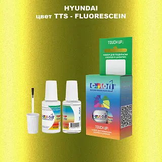 Краска для сколов во флаконе с кисточкой HYUNDAI, цвет  TTS - FLUORESCEIN