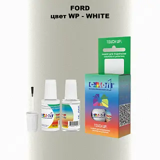 Краска для сколов во флаконе с кисточкой FORD, цвет WP - WHITE