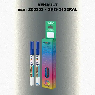 Карандаш-маркер с краской RENAULT, цвет 205202 - GRIS SIDERAL