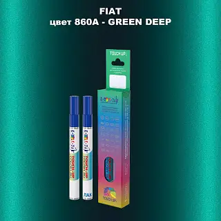 Маркер с краской FIAT, цвет 860A - GREEN DEEP