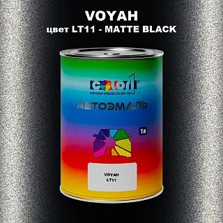 Автомобильная краска VOYAH, цвет LT11 - MATTE BLACK