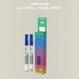 Маркер с краской CHRYSLER, цвет PWQ - PEARL WHITE