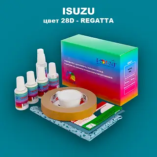 Ремкомплект для ремонта глубоких сколов и царапин ISUZU, цвет 28D - REGATTA
