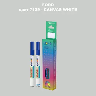 Маркер с краской FORD, цвет 7129 - CANVAS WHITE