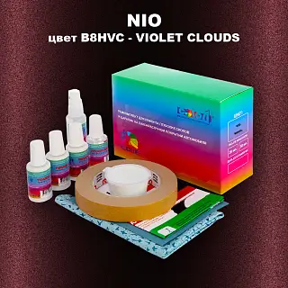 Ремкомплект для ремонта глубоких сколов и царапин NIO, цвет B8HVC - VIOLET CLOUDS