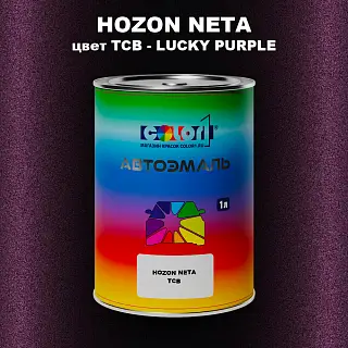 Автомобильная краска HOZON NETA, цвет TCB - LUCKY PURPLE