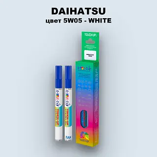 Маркер с краской DAIHATSU, цвет 5W05 - WHITE