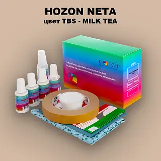 Ремкомплект для ремонта глубоких сколов и царапин HOZON NETA, цвет TBS - MILK TEA