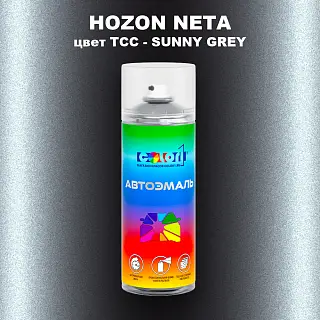 Аэрозольная краска HOZON NETA, цвет TCC - SUNNY GREY