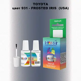Краска для сколов во флаконе с кисточкой TOYOTA, цвет 931 - FROSTED IRIS (USA)