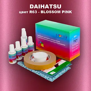 Ремкомплект для ремонта глубоких сколов и царапин DAIHATSU, цвет R63 - BLOSSOM PINK