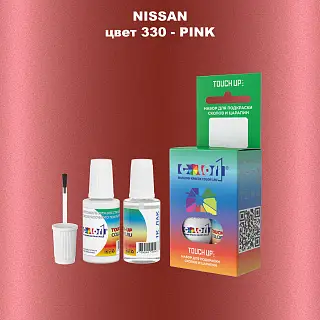 Краска для сколов во флаконе с кисточкой NISSAN, цвет 330 - PINK