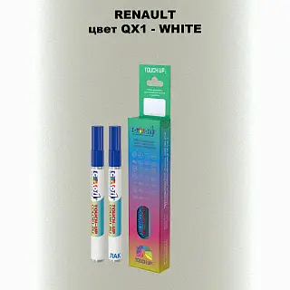 Карандаш-маркер с краской RENAULT, цвет QX1 - WHITE