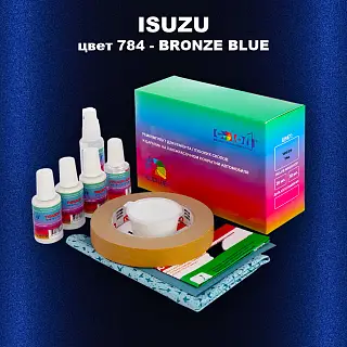 Ремкомплект для ремонта глубоких сколов и царапин ISUZU, цвет 784 - BRONZE BLUE